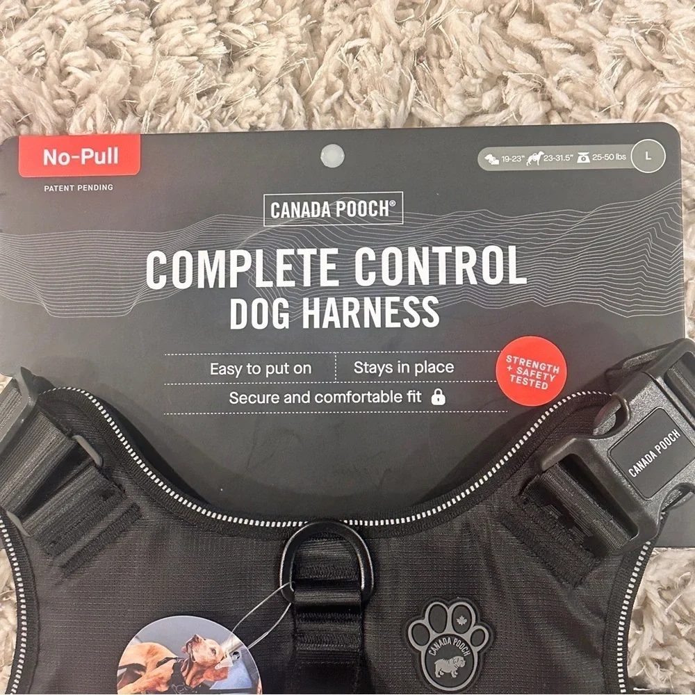Canada Pooch Complete Control Dog Harness, Black, Large Brand New - Picture 3 of 15